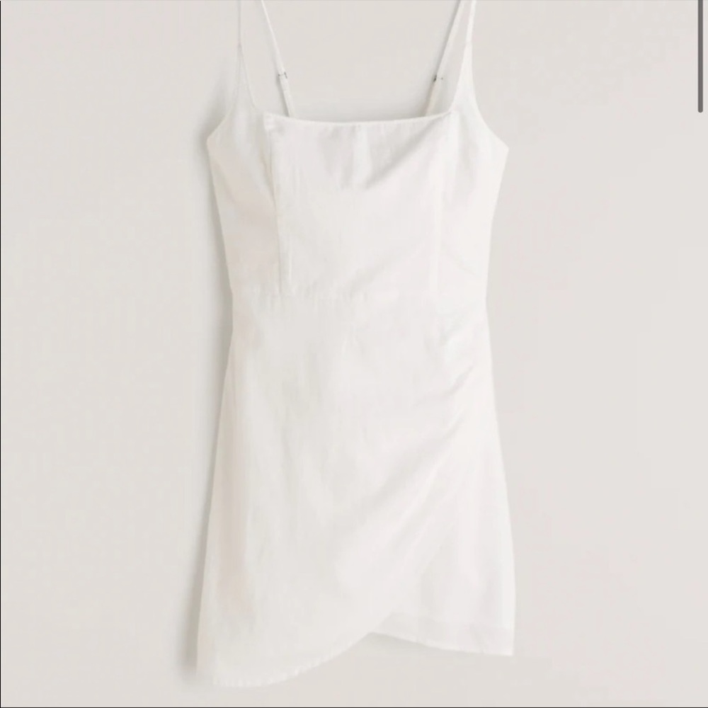 Abercrombie and Fitch square neck wrap mini dress